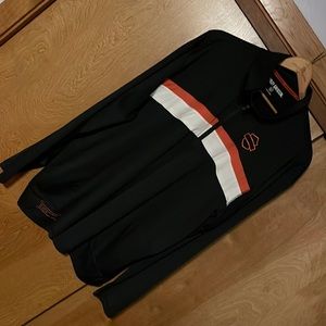 1/4 zip light weight pullover Harley Davidson